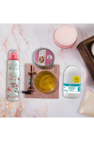 JOYWAX Kaş Sabitleyici-cecile Lovely Deo-cecile Iris Bitkisel Roll-on - 2