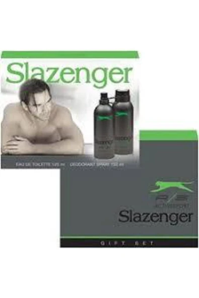 SLAZENGER Activesport Erkek Parfüm Edt Yeşil 125 ml + Deodorant Sprey 150 Ml Set