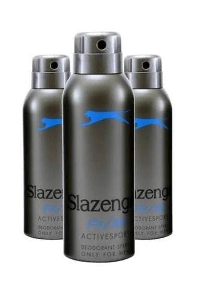 SLAZENGER Deodorant Active Sport 150ml(MAVİ) X 3 Adet