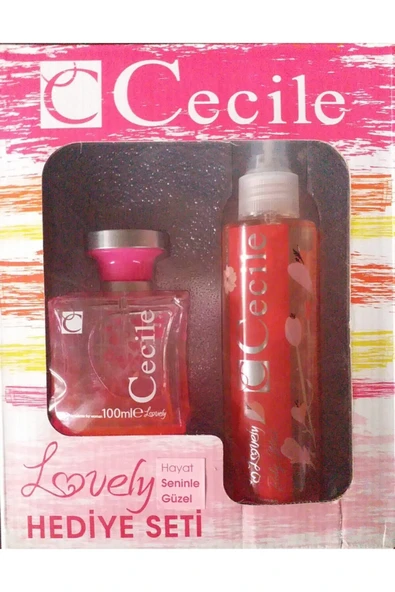 CECİLE Lovely Eau De Toılette 100 ml Ve Lovely Edc Body Mist For Women 150 ml - 2