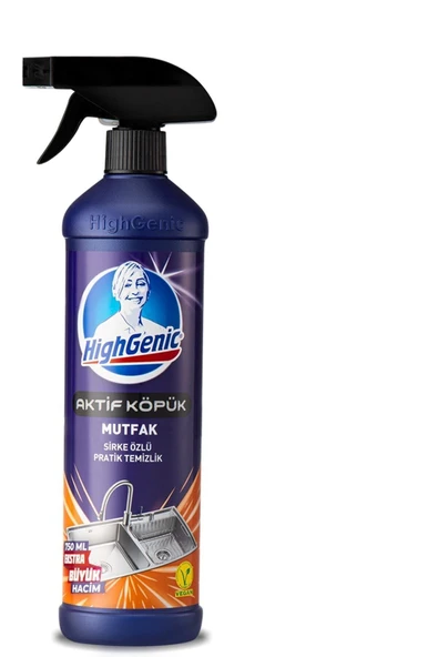 HİGHGENİC Aktif Köpük Mutfak Yüzey Temizleyici 750 ml