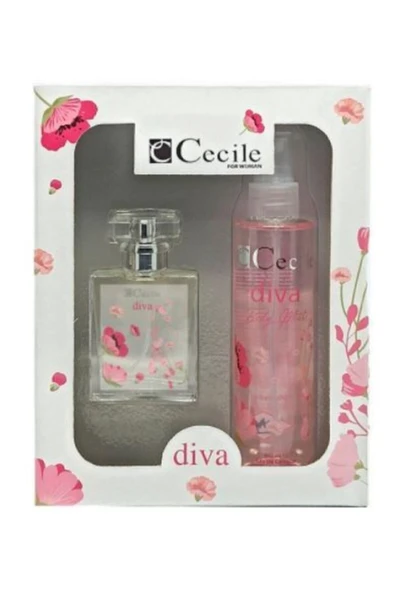 CECİLE Dıva Eau De Toılette For Women 50 Ml Edt & Dıva Eau De Cologne 150 Ml - 2