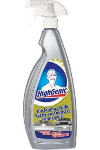 HİGHGENİC Paslanmaz Çelik Yüzey ve Ankastre Temizleyici 2'li 750 ml