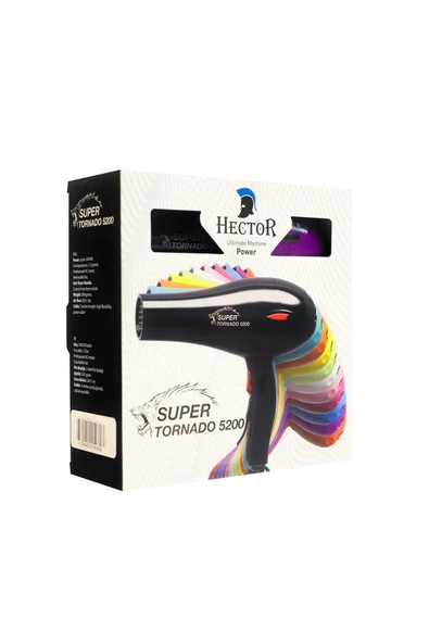 HECTOR SUPER 5200 BLOW DRYER 2400W SAÇ KURUTMA MAKİNESİ - 3