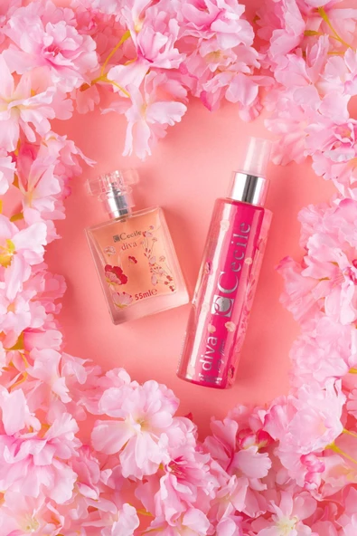 CECİLE Dıva Eau De Toılette For Women 50 Ml Edt & Dıva Eau De Cologne 150 Ml