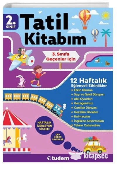 2. Sınıf Tatil Kitabım Tudem Yayınları
