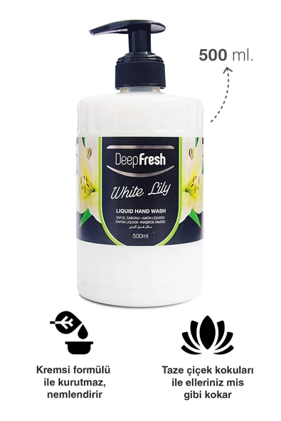 DEEP FRESH Romance Sıvı Sabun Beyaz Zambak 500 Ml - 2