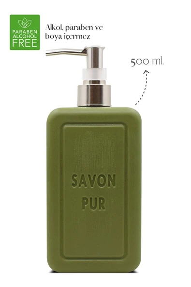 SAVON DE ROYAL Savon Pur Luxury Vegan Sıvı Sabun Yeşil 500 ml - 2