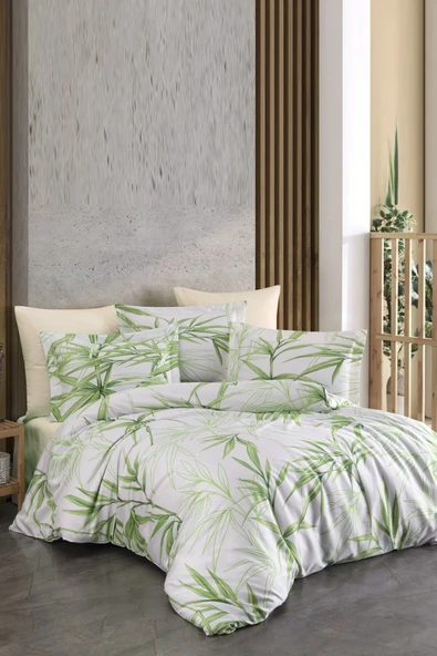 Varol Çift Kişilik Bambu Saten Nevresim Takımı - 4