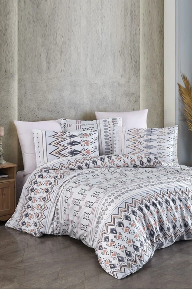 Varol Çift Kişilik Bambu Saten Nevresim Takımı - 5