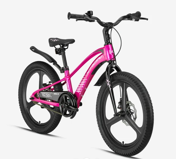 KRON MAG8 16 JANT VİTESSİZ MEKANİK DİSK FREN KOLON JANT ÇOCUK BİSİKLETİ PEMBE-TOZ PEMBE(KRN25-020) - 3