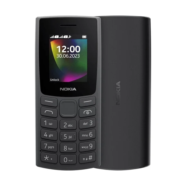Nokıa N106 2023 Tuşlu SiyahCep Telefonu (Nokia Türkiye Garantili)