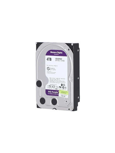 Western Digital Hdd 3.5 4 Purple Sata 6Gb/S 256Mb Dv 7X24 Wd43Purz 7/24 Guvenlık Diski - 3