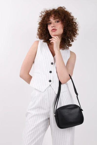NOTHING Kadın Mini Urban Çapraz Askılı Fermuarlı Ayarlanabilir Askılı Model El Kol Ve Omuz Çantası
