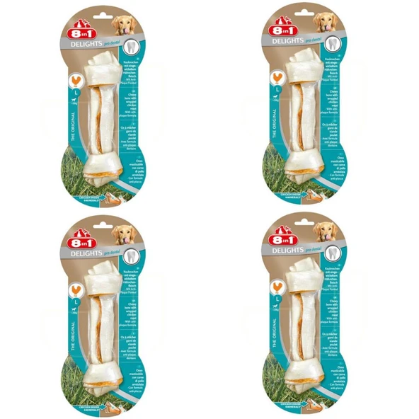 8in1 Delights ProDental Köpekler İçin Ağız Bakım Kemiği Small X 4 ADET