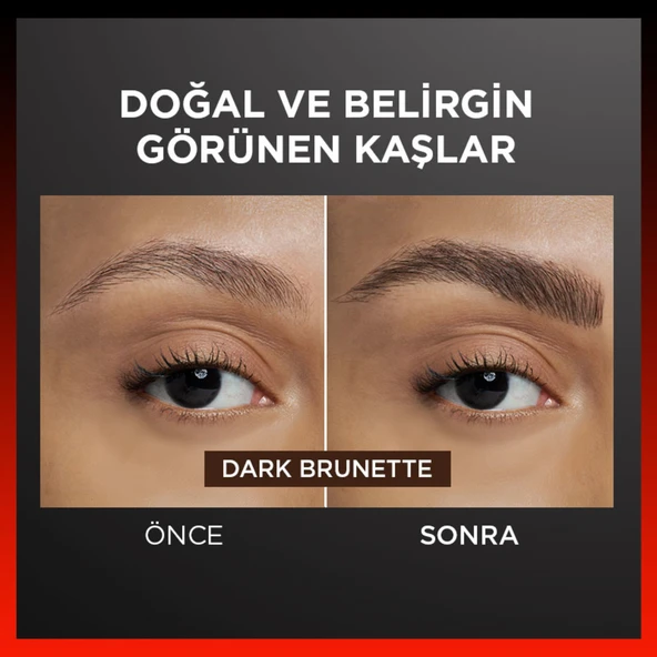 L'Oréal Paris Infaillible Faux Brow Ultra İnce Uçlu Kaş Kalemi - Dark Brunette - 2