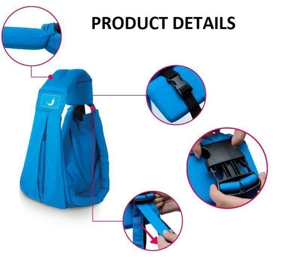 Babasling Bravo Doo Magic/Spring Bug Çok Yönlü Pratik Bebek Taşıyıcısı Kanguru Baba Sling PEMBE KAMPANYALI ÜRÜN - 3