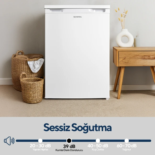 Kumtel 3 Çekmeceli Dikey Derin Dondurucu 88L HFR-100 - 7