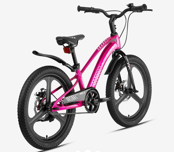 KRON MAG8 16 JANT VİTESSİZ MEKANİK DİSK FREN KOLON JANT ÇOCUK BİSİKLETİ PEMBE-TOZ PEMBE(KRN25-020) - 2