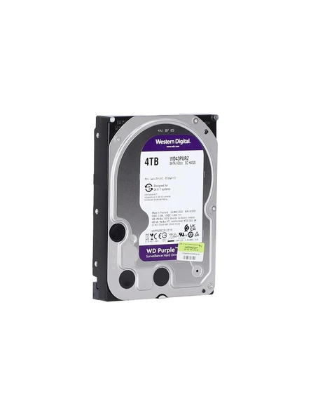 Western Digital Hdd 3.5 4 Purple Sata 6Gb/S 256Mb Dv 7X24 Wd43Purz 7/24 Guvenlık Diski - 2