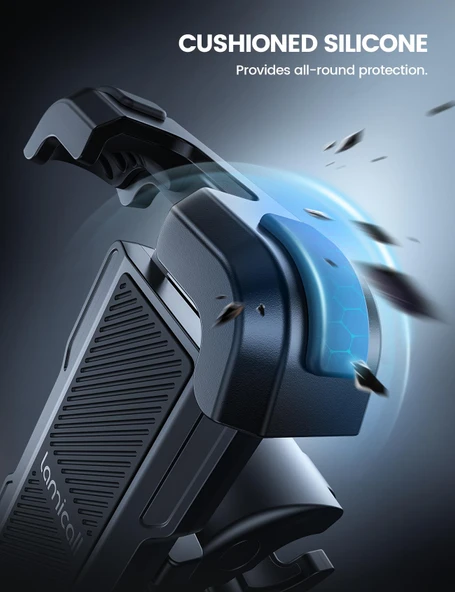 Lamicall Motosiklet ve Bisiklet Telefon Tutucu Hizli Takilir BP07 - Resim 7