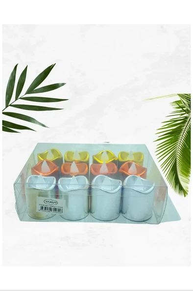 Renkli Led Mum Küçük 1 Adet   -9748