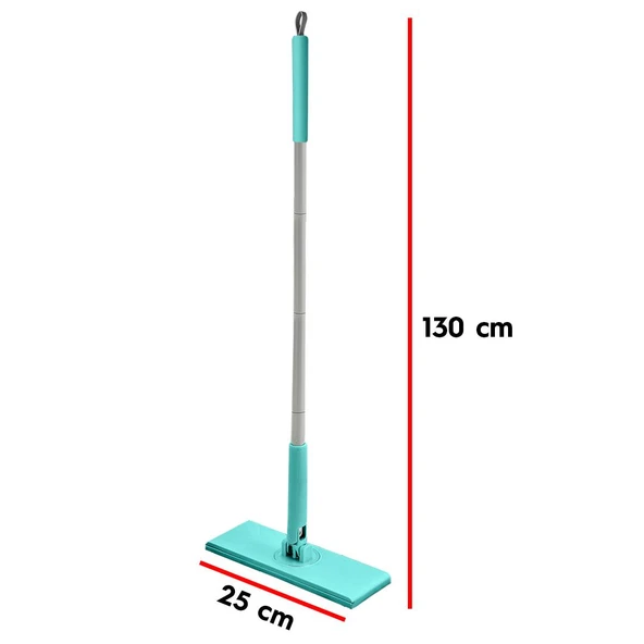 SMARTER ŞİP ŞAK MOP + YER HAVLUSU OTOMATİK EL DEĞMEDEN TÜM BEZLERLE UYUMLU TEMİZLİK SETİ PASPAS - 6