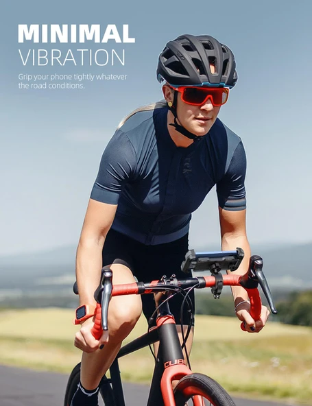 Lamicall Motosiklet ve Bisiklet Telefon Tutucu Ayarlanabilir BP03T - Resim 4