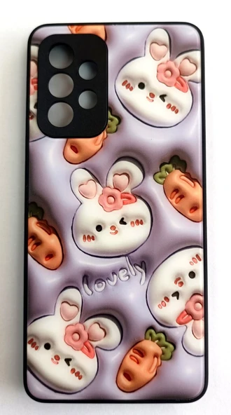 Samsung Galaxy A52 Uyumlu Resimli Orta Sert Kılıf ürün görseli 1