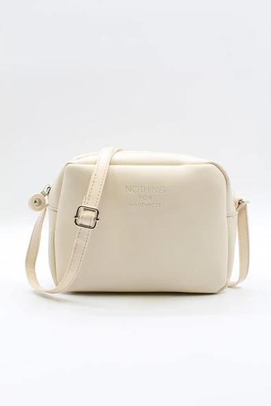 NOTHING Kadın Mini Urban Çanta Krem ürün görseli