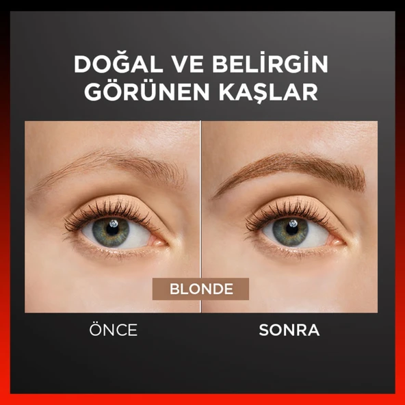 L'Oréal Paris Infaillible Faux Brow Ultra İnce Uçlu Kaş Kalemi - Blonde - 3