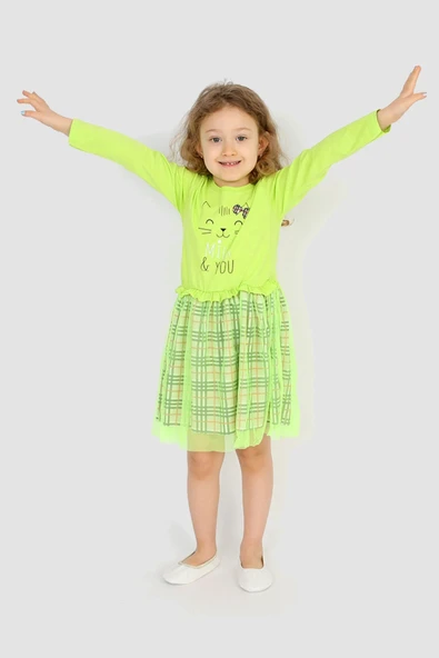 Kız Çocuk Elbise Tüllü - 6