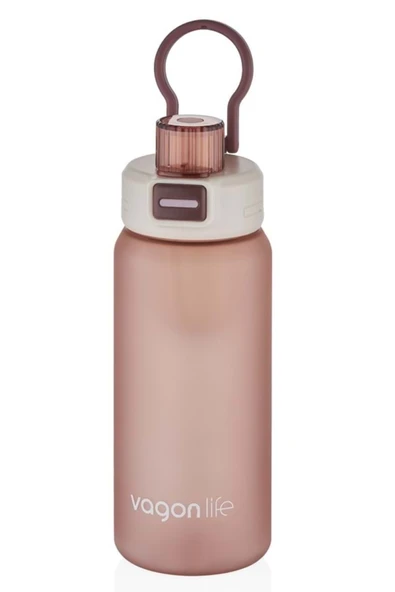 pipetsiz süzekli 700 ml suluk vagon plastic bottle red - 2