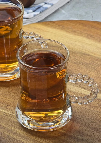 Pearl Çay Seti - 6lı Çay Bardağı Takımı - 6 Parça, 180 ML - 3