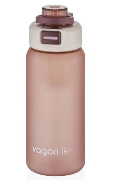 pipetsiz süzekli 700 ml suluk vagon plastic bottle red