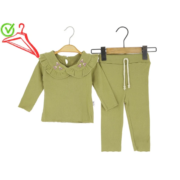 Kız Bebe Takım Nakışlı - 3