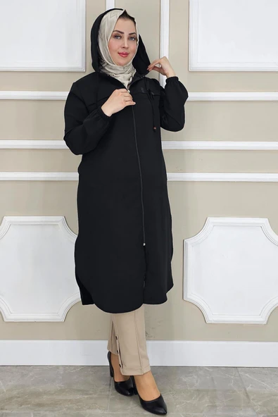 KADIN DİKME AKSESUAR DETAYLI TESETTÜR KAP - 5