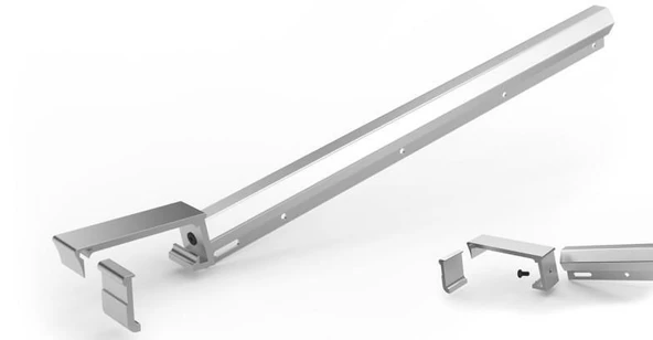 Koral Alüminyum Balkon Çamaşır Kurutma Askılığı 80x30 - 4