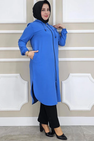 KADIN DİKME AKSESUAR DETAYLI TESETTÜR KAP - 3