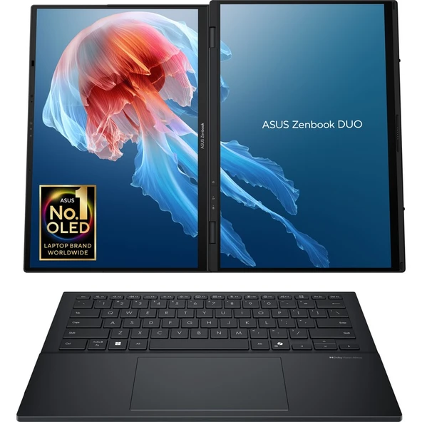 Asus Zenbook Duo UX8406 UX8406CA-PZ210W Intel Core Ultra 9 Processor 285H 32GB 2tb SSD 14.0" 3k OLED Windows 11 Home Taşınabilir Dizüstü Bilgisayar - 5