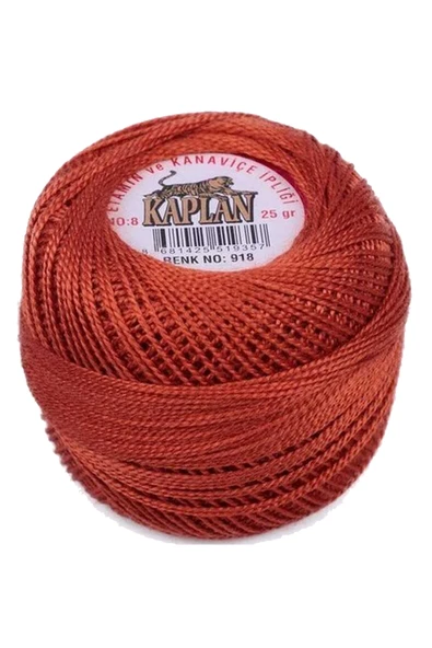 Kaplan Etamin Ve Kanaviçe İpi 8 No Kod/Renk: 918 - - 1