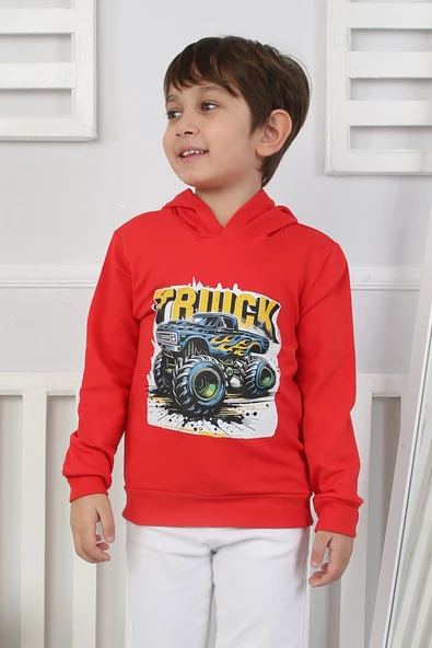 Erkek Çocuk Sweatshirt Truck - 8