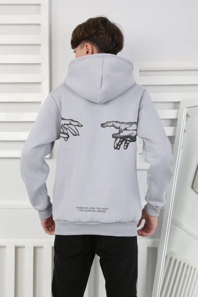 Erkek Çocuk Sweatshirt İçi Polarlı - 5