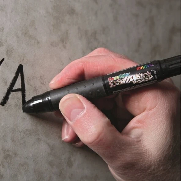 Marvy Deco Color 247 Stick Islak Zemin Kalemi Siyah - Resim 5