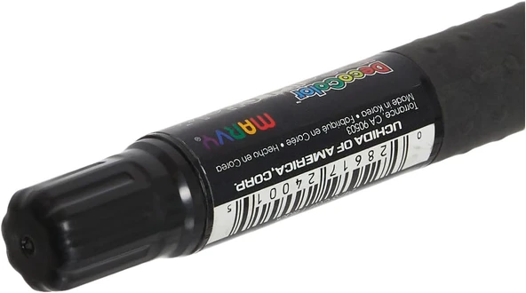 Marvy Deco Color 247 Stick Islak Zemin Kalemi Siyah - Resim 3