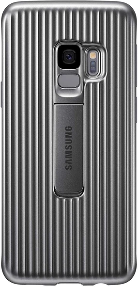 Samsung Galaxy S9 Protective Standing Cover Kılıf, Gümüş EF-RG960CSEGWW