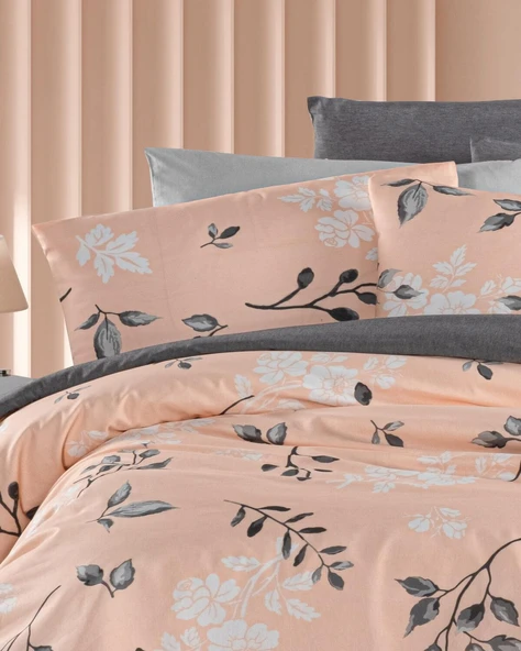 Lastikli Çarşaflı Tek Kişilik Nevresim Takımı Liza - 2