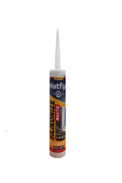 Hatfix  10 Adet Boyanabilir Silikonize Akrilik Mastik 450gr Beyaz Tavan Kaplama Stropiyer Yapıştırıcı