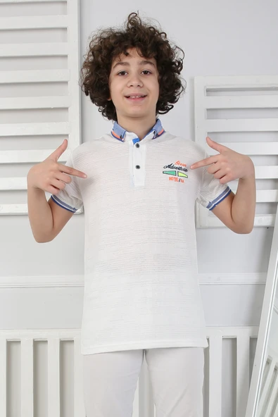 Erkek Çocuk T-Shirt Polo Yaka