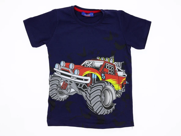 Erkek Çocuk T-Shirt Arabalı - 2